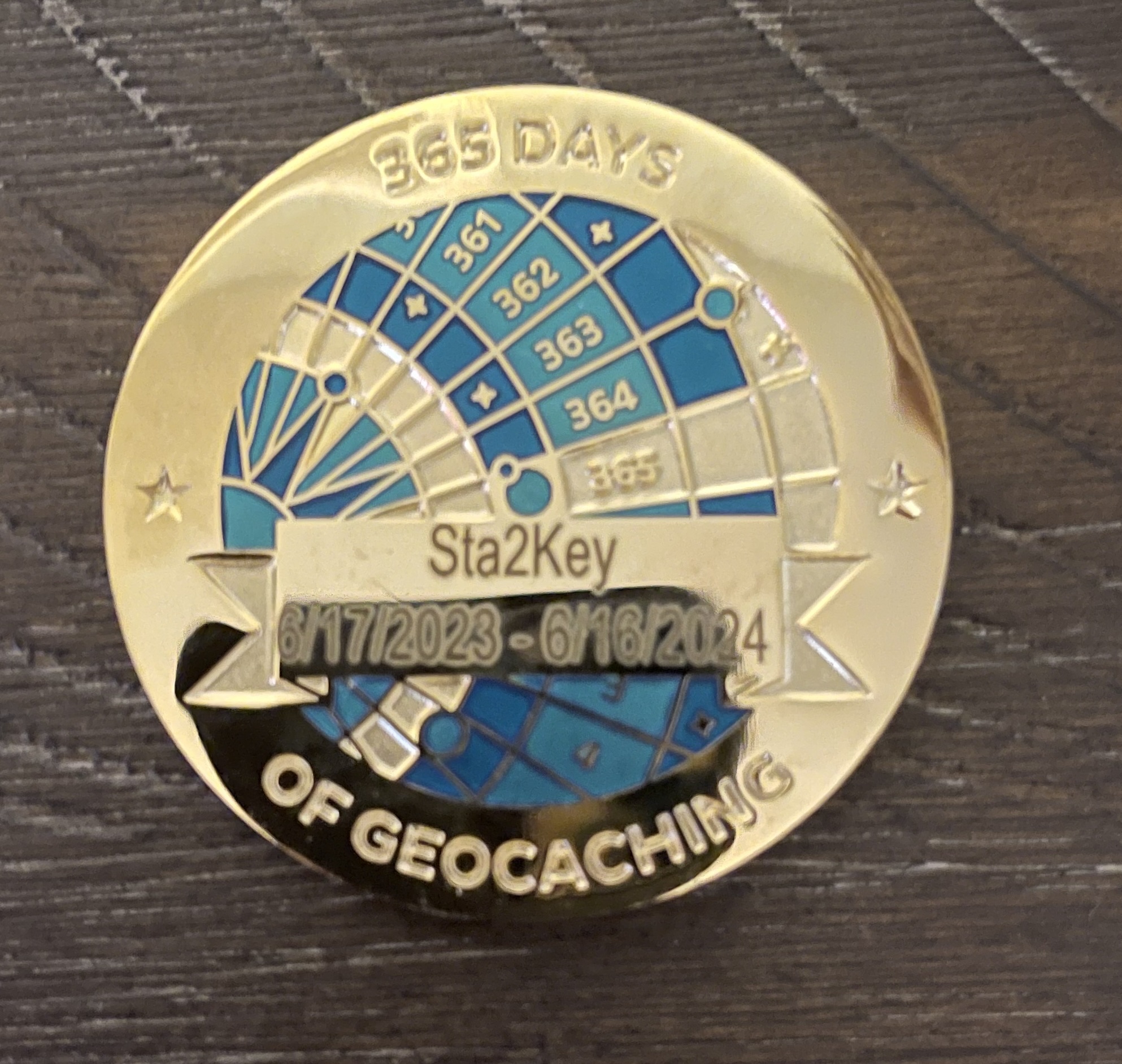 2019 Going Caching - M.A.P. Challenge Coin - New Unactivated